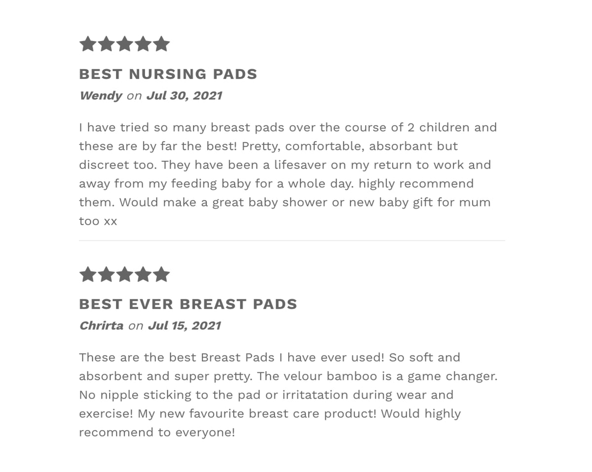 Nursing pads The Nude Alchemist