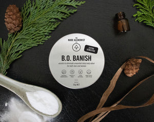 B.O. Banish deodorant